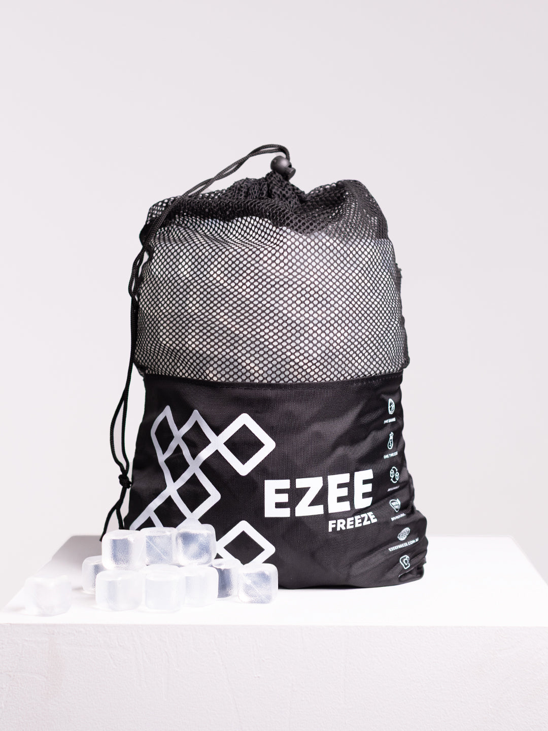 Mega Freeze Clear Ice - 5.0KG Black Bag